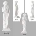 thumbnail image 2 of Erommy Outdoor Garden Statue, 31.5-Inch Greek Nymph Sculpture in Roman Style, Elegant Goddess Figurine for Patio, Yard, Lawn & Porch Decor Ivory, 2 of 7