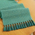 thumbnail image 5 of Rustic Farmhouse Style Table Runner, Boho Thick Burlap Linen Washable Table Runners 72 Inches Long for Dining Room Decorations, Dresser, Bedroom Decor and Holiday Party Centerpiece, 5 of 6
