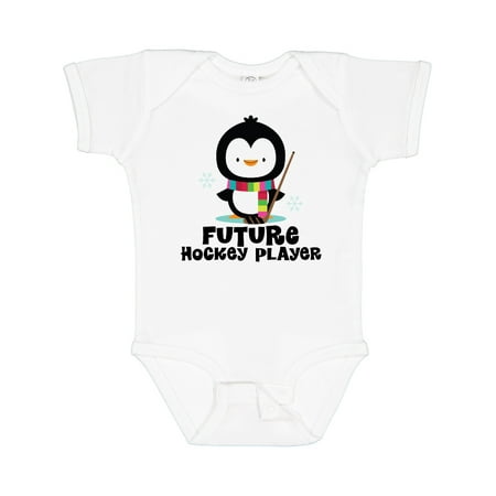 

Inktastic Future Hockey Player Penguin Boys or Girls Baby Bodysuit