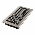 thumbnail image 4 of Imperial RG3410 San Francisco Decorative Floor Register, 4 x 10-Inch, Brushed Nickel, 5 Pack, 4 of 5