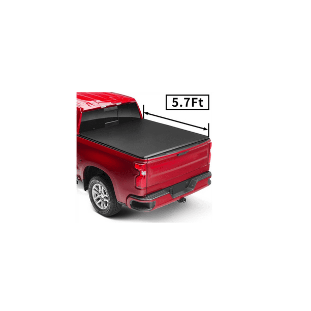 Tonneau Cover Black Folding Roll Up Truck Bed Tonneau Cover For 2009 2010 Dodge Ram 1500 2011 2018 Ram 1500 2500 Walmart Com Walmart Com