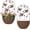 Butterfly, variant on 2PKs Wall Hanging Planter Decor Art with Hummingbirds, Metal Wall Mounted Planters Indoor Outdoor Wall Planter for Succulent Herb Home Garden Yard