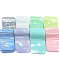thumbnail image 3 of 50pcs Holographic Laser Transparent Plastic Zipper Jewelry Bag Pouch For Beads Gift Storage Small Business Packaging Supplies 5.5x22cm, 3 of 6