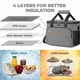 thumbnail image 5 of Insulated Lunch Bag for 24 Cans - 15L Capacity Thermal Cooler Tote Box with Handles, 5 of 5