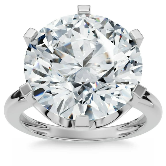 Pompeii Certfied 6Ct Diamond Engagement Ring Solitaire 14k Gold Lab Grown (F/G,VS2-SI1)