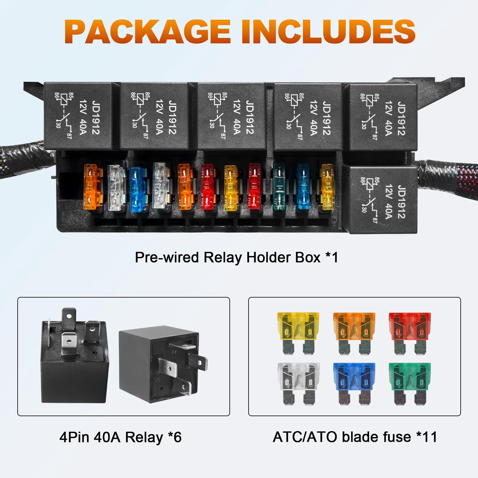 Waterproof Relay Box 12V Automotive Fuse & Relay Box - Waterproof 11 ...