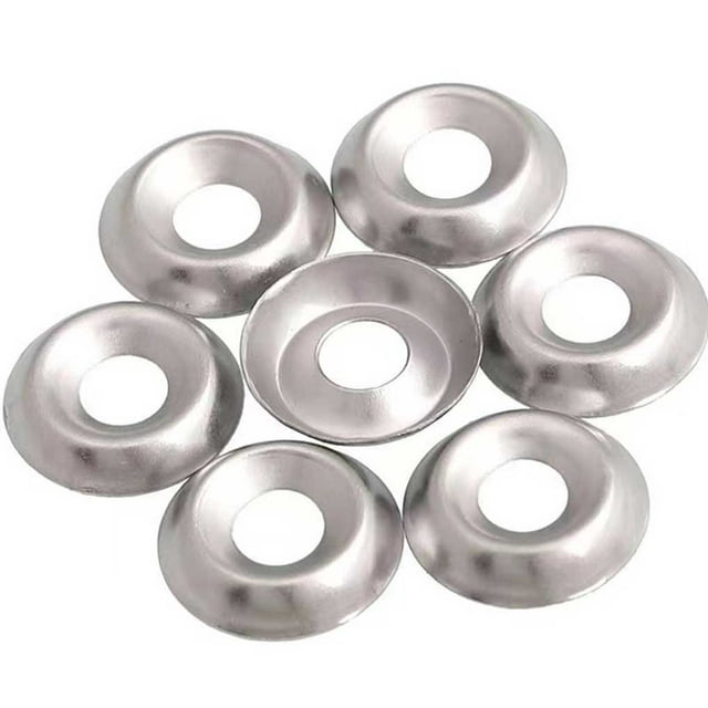 100 Pcs Entretoise à Œillets Portable Détachable Ronde Pièce de Rondelle Auto-Tappante Accessoires de Rondelle