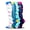 G-white+blue, variant on Goldeer Compression Socks 15-20 mmHg Knee High, 4 Pairs Graduated Support for Men & Women, Athletic Running & Everyday Wear, Breathable Nylon Polyester Colorful Sport Design