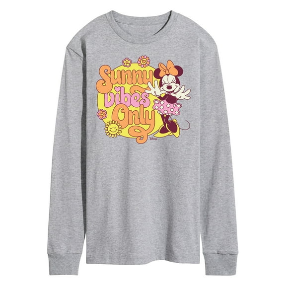 Disney - Mickey & Friends - Minnie Mouse - Sunny Vibes Only - Men's Long Sleeve T-Shirt