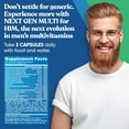 thumbnail image 2 of Next Gen Multi for Him Advanced Men’s Multivitamin Supplement – 26-in-1 Multiblend for Beard & Hair Growth, Men’s Reproductive Health, Metabolism, Heart, Skin, Prostate Support, More – 60 Capsules, 2 of 7