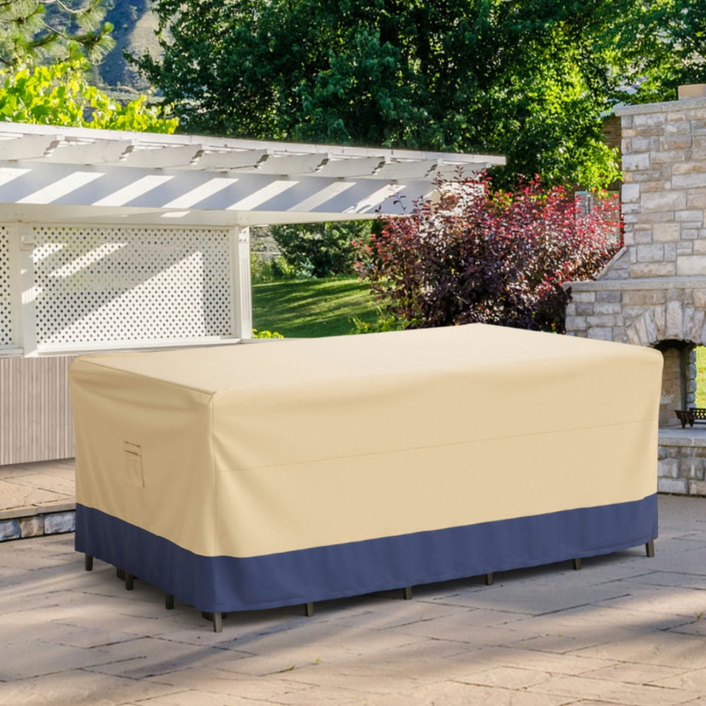 Aimee Lii Patio Furniture Cover with Padded Handle and Click-Close Straps, Outdoor Patio Furniture for Balcony Porch Garden Backyard, Sturdy-90 x 50 x 32 inches