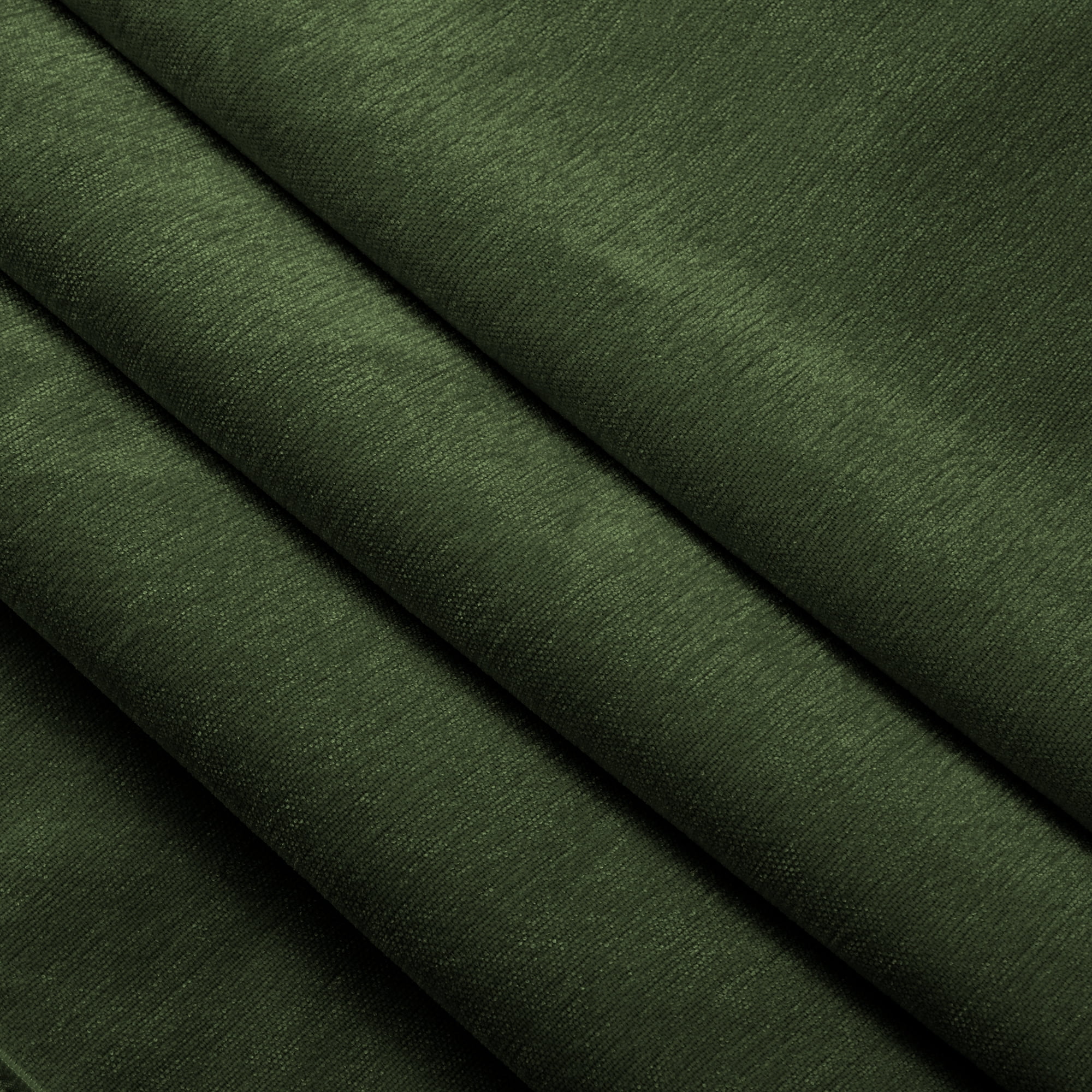 Gewnee Chenille Fabric Green Deep Seat Singel Armless Sofa Couch for Living Room, Reading Room, Bedroom and Working Spaces