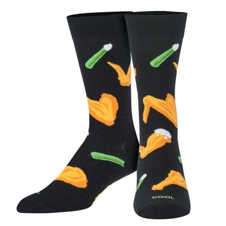 

Cool Socks Novelty Crew Socks Men s Women s Buffalo Wings Graphic Print Large