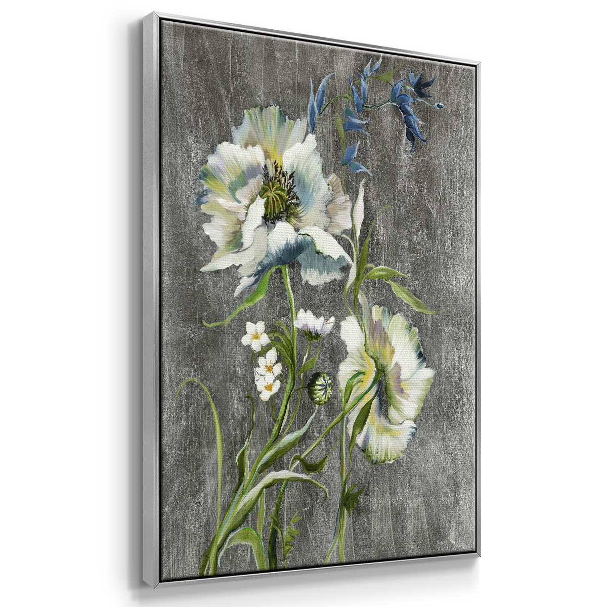 Sunny Sunday I Framed Premium Gallery Wrapped Canvas - Ready to Hang - 27 x 41 - Silver Floating Frame