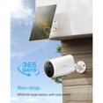 Security Cameras Wireless Outdoor Solar Powered, 2K Cameras for Home