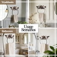 thumbnail image 4 of Vintage Bathroom Towel Ring, Antique Brass Iron Hand Towel Holder, Retro Wall Mounted Bathroom Accessory, 4 of 10