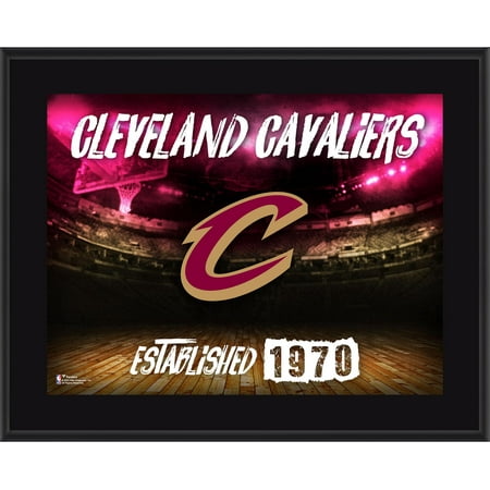 Cleveland Cavaliers 10.5  x 13  Sublimated Horizontal Team Logo Plaque