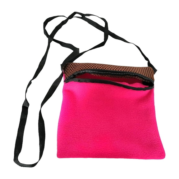 Small Animal Portable Travel Bag - Breathable Handbag For Hamster/Hedgehog/Sugar Glider With Chew Play Toy