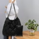 thumbnail image 5 of Bolso de hombro para mujer, moderno y cómodo, de piel sintética, ligero y elegante. Negro, 5 of 9