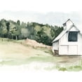 thumbnail image 3 of Parker, Jennifer Paxton 24x19 Black Modern Framed Museum Art Print Titled - Watercolor Barn III, 3 of 5
