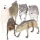 thumbnail image 1 of Animal Figurine Miniature Models Kids Toys Daily Playing Abs Assorted Color Attention Improvement 7Pcs, 1 of 5