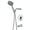 Chrome, variant on SUMERAIN Complete Tub Shower Faucet Set with 6-Spray Handheld Filtered Shower,Matte Black Shower System with Tub Spout