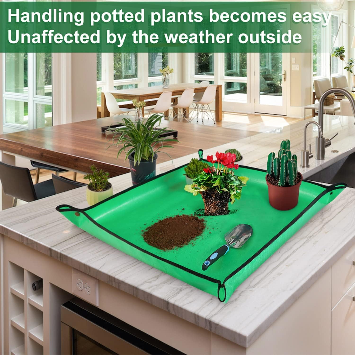 Repotting Mat for Indoor Plant Transplanting and Mess Control