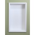 thumbnail image 2 of 14x24 White Sloane Wall Niche with plain back and no shelf, 2 of 2