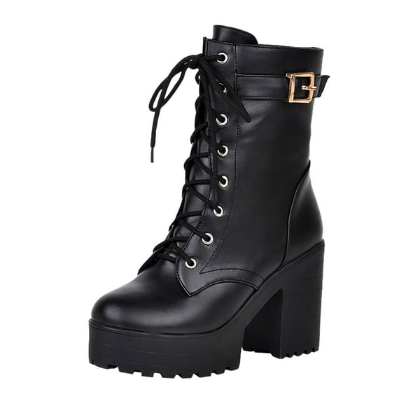 2DXuixsh Boots Women Round Retro Casual Toe Boots for Women Boots Leather Shoes Tassel Women Boots Non Slip Fashion Ankle Bootie Black Size 40