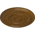 thumbnail image 3 of Ekena Millwork 16 1/8"OD x 5/8"P Marseille Ceiling Medallion (Fits Canopies up to 4 1/4"), Hand-Painted Smokey Topaz, 3 of 6