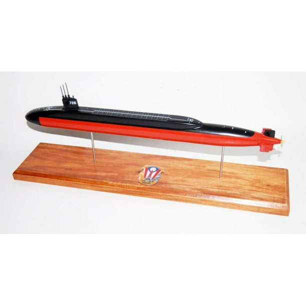SSBN726 USS Ohio Submarine Model,Nuclear,Navy,Scale Model,Mahogany,20
