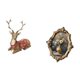 thumbnail image 5 of Escultura de alce de reno, adorno de mesa, figura de ciervo, estatua para sala de estar, oficina, dormitorio, marco de fotos de granja, marco de fotos, 5 of 8
