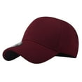 thumbnail image 2 of Tittly Baseball Cap Hats for Women Adult Casual Fashion Printed Adjustable Outdoor Sunshade Breathable Hat Baseball Cap Hats for Men Wine One Size, 2 of 4