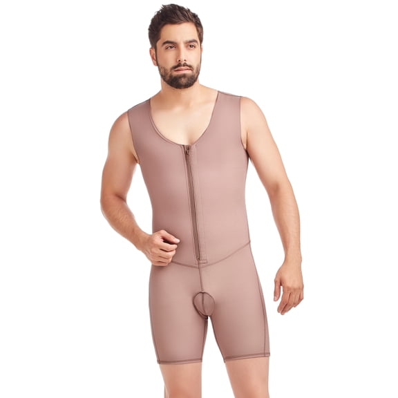 Delie by Fajas D'Prada Men’s Comfort Post-Surgical Firm Compression Bodysuit Shaper 009016
