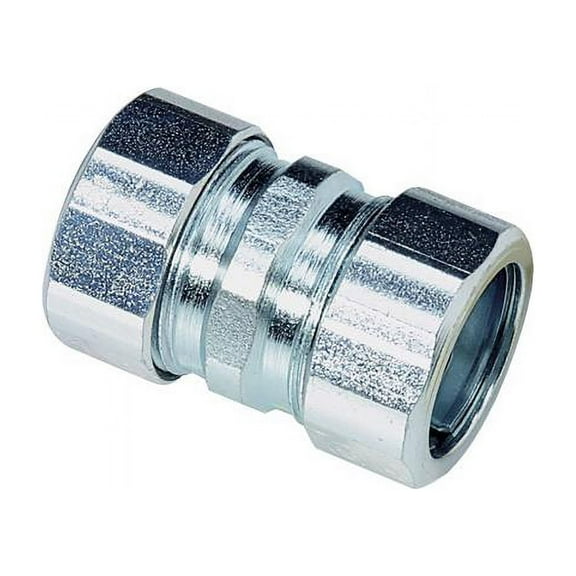 Sigma Engineered Solutions 3/4 in. D Zinc-Plated Steel Compression Coupling For Rigid/IMC 1 pk