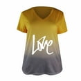 thumbnail image 3 of Trendy Summer Tops For Girls Womens Summer Tops Casual Cotton Womens Summer Blouses Short Sleeve Shirts Dressy Casual T Shirts For Women Funny, 3 of 5