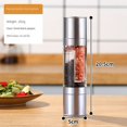 thumbnail image 1 of Pepper Grinder 2 in 1 Stainless Steel Manual Salt and Pepper Mill Grinder Spice Shakers Kitchen Tools Accessories for Cooking, 1 of 5