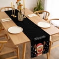 thumbnail image 3 of Merry Christmas Table Runner - 108 Inch Long, Kitchen Dining Table Runner Dresser Scarves, Winter Cartoon Xmas Deer Snowflake Farmhouse Decor for Coffee Tables Wedding Party Banquet, 3 of 8