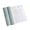 Gradient green, variant on Giaone 10Pcs Binder Paper Protector, Clear Report Folders for Resume File Documents