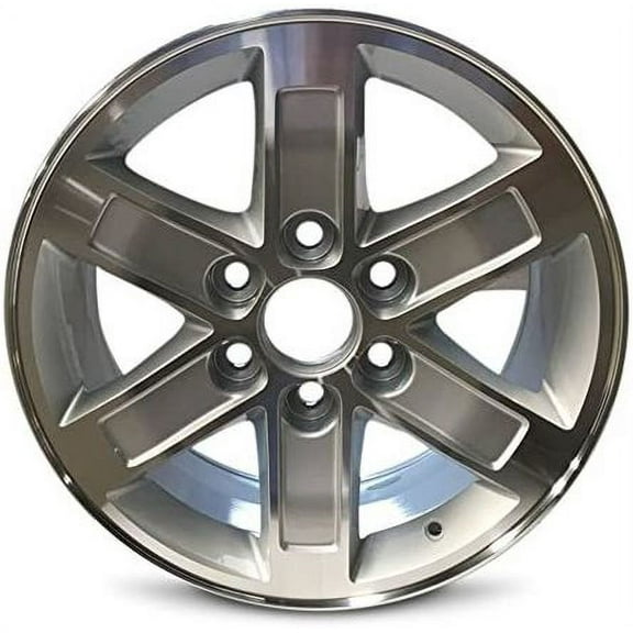 New 17x7.5 inch Wheel for GMC Yukon 1500 07-14 Silver Machined Face Alloy Rim