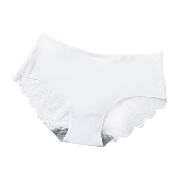 Seamlesses Underwear for Women Girls Tummy controls Lace Satins Underwear Bikinis Panties Ladies Low Waist Hipsters