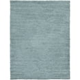 thumbnail image 2 of Rugs.com Solid Shag Collection Rug – 7' x 10' Light Slate Blue Shag Rug Perfect For Bedrooms, Dining Rooms, Living Rooms, 2 of 9