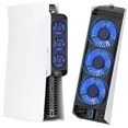 thumbnail image 1 of Cooling Fan for PS5 Accessories with 3 Blue LED Light/ 2 USB 3.0 Ports / 2 Fan Speed,Compatible with PlayStation 5 Console Digital/CD Version, High Efficiency PS5 Cooler Station, 1 of 7
