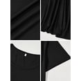 thumbnail image 6 of DAKIMOE 3 pack Nightgowns for Women Soft Cotton Short Sleeve Night Shirts Womens Print Sleep Shirts Loose Comfy Pajamas Sleepwear, 6 of 6