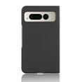 thumbnail image 4 of ELEHOLD for Google Pixel Fold Leather   Protective Case,Slim Lightweight Flexible Carbon Fiber Texture Rugged Shockproof Anti-Scratch Cover for Google Pixel Fold,Black, 4 of 5