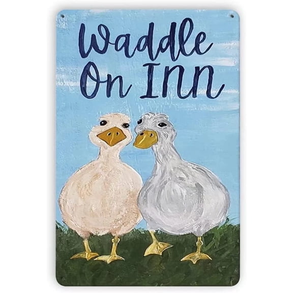 Farm Animal Metal Tin Sign Retro Plaque Wall Decor for Home Kitchen Bar Pub Cafe Shop Office 8 x 12 Inch