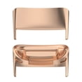 thumbnail image 1 of Adaptadores de correa de reloj para Fitbit Charge 5 Conectores de banda Oro rosa Oro 2 piezas, 1 of 6