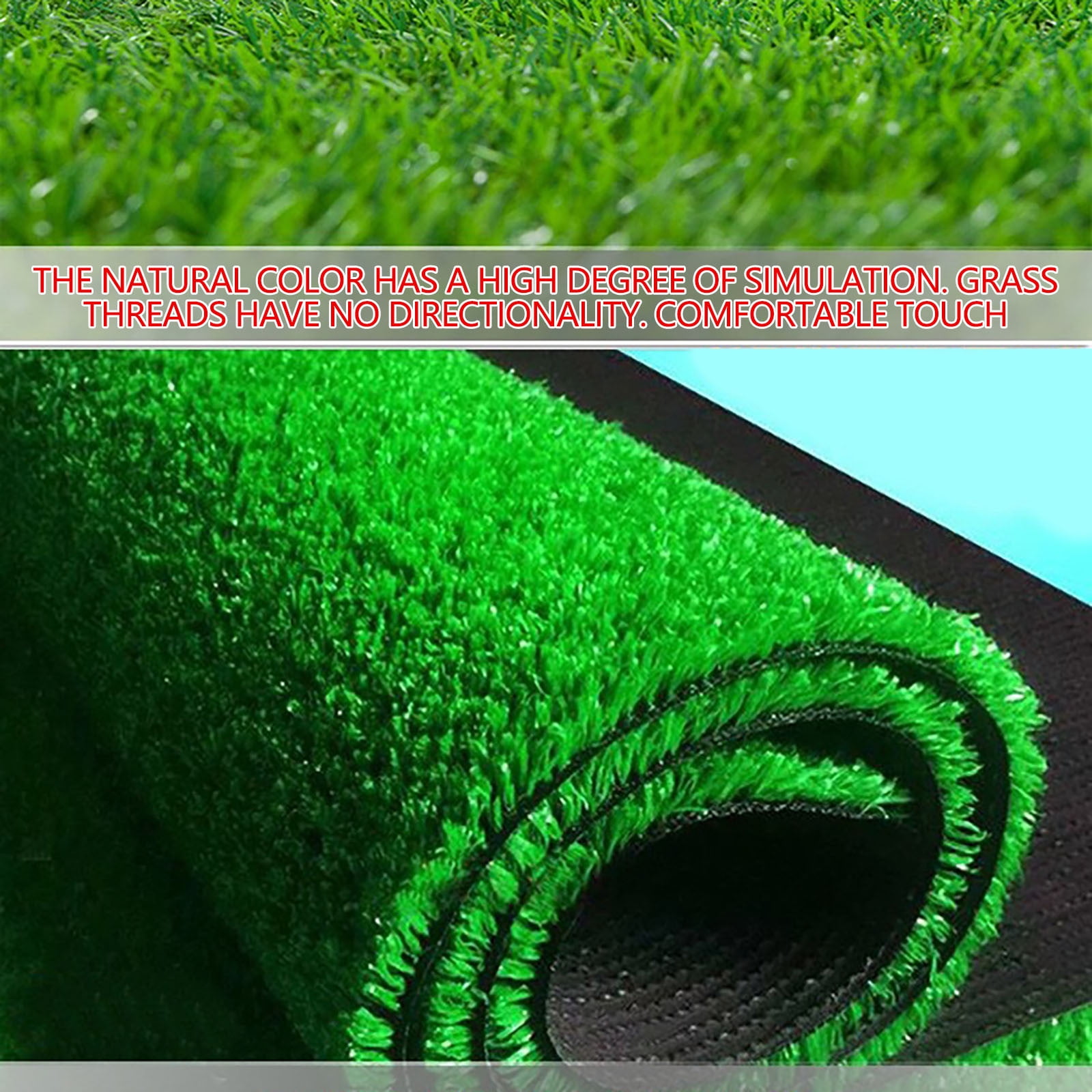 Cevemin Simulated, Encrypted Artificial ,carpet, Plastic Artificial, Kindergarten Balcony, Artificial Grass Runner Rug for Backyard, Patio, Garage