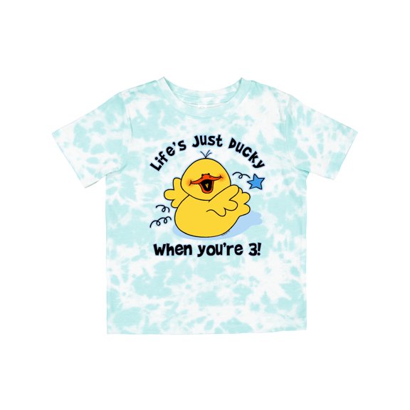 Inktastic Life's Ducky 3rd Birthday Boys or Girls Toddler T-Shirt