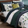 thumbnail image 3 of Bebejan Abstract Vines 8 Piece Reversible Comforter & Coverlet Set - Queen, 3 of 11